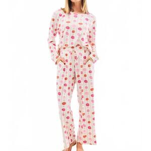 NEW MARY SQUARE annie pajama pants set in little pumpkin